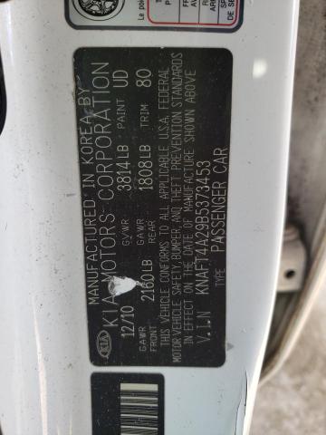 Photo 9 VIN: KNAFT4A29B5373453 - KIA FORTE LX 