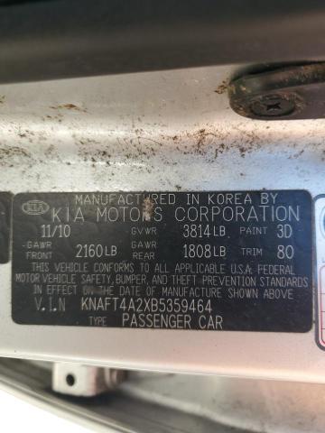 Photo 11 VIN: KNAFT4A2XB5359464 - KIA FORTE 