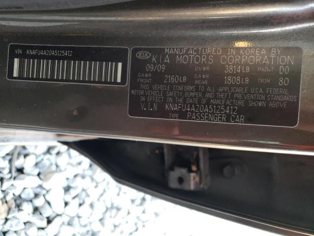 Photo 9 VIN: KNAFU4A20A5125412 - KIA FORTE EX 