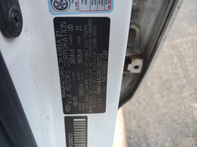 Photo 11 VIN: KNAFU4A20A5280252 - KIA FORTE EX 