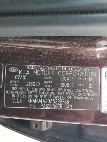 Photo 11 VIN: KNAFU4A20A5298766 - KIA FORTE EX 