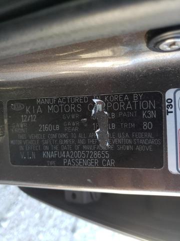 Photo 9 VIN: KNAFU4A20D5728655 - KIA FORTE EX 