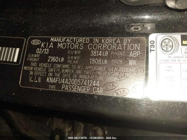 Photo 8 VIN: KNAFU4A20D5741244 - KIA FORTE 