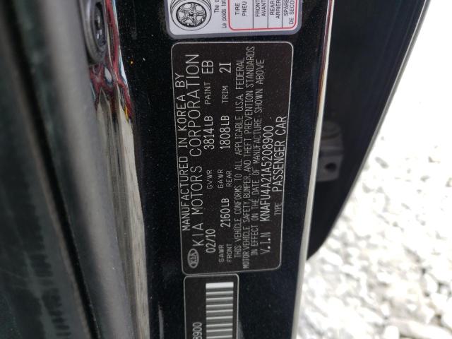 Photo 11 VIN: KNAFU4A21A5208900 - KIA FORTE EX 