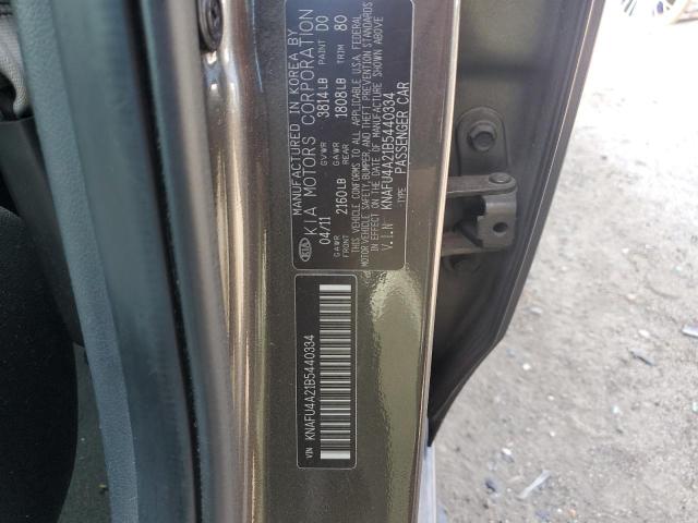 Photo 12 VIN: KNAFU4A21B5440334 - KIA FORTE EX 