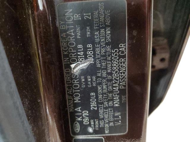 Photo 11 VIN: KNAFU4A22B5886055 - KIA FORTE EX 