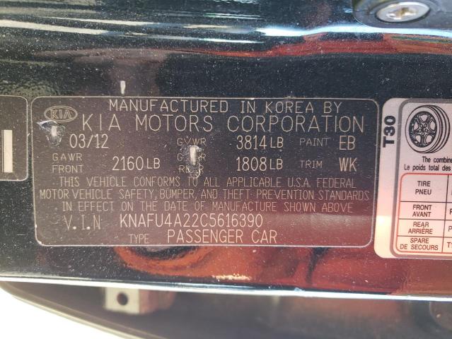 Photo 12 VIN: KNAFU4A22C5616390 - KIA FORTE 