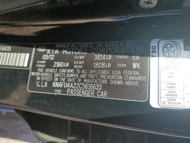 Photo 11 VIN: KNAFU4A22C5616633 - KIA FORTE 