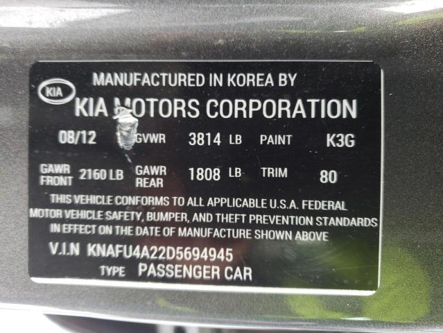 Photo 11 VIN: KNAFU4A22D5694945 - KIA FORTE 