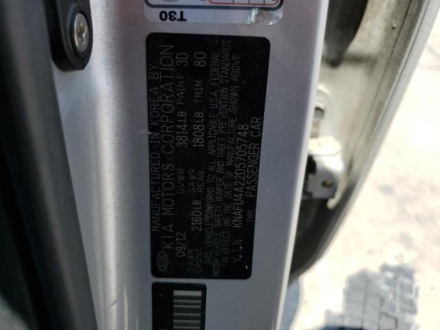 Photo 9 VIN: KNAFU4A22D5705748 - KIA FORTE EX 