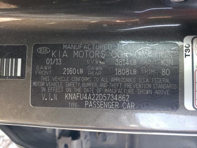 Photo 11 VIN: KNAFU4A22D5734862 - KIA FORTE EX 