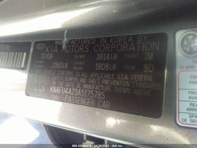 Photo 8 VIN: KNAFU4A23A5175785 - KIA FORTE 