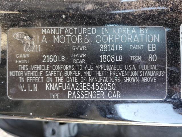 Photo 12 VIN: KNAFU4A23B5452050 - KIA FORTE 