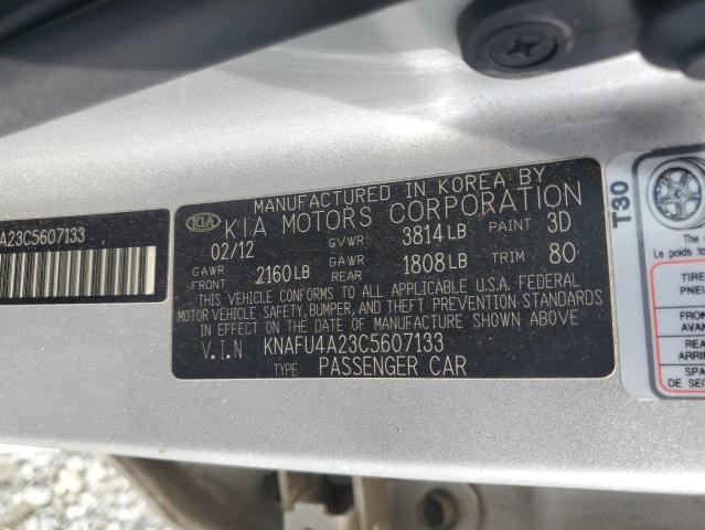 Photo 11 VIN: KNAFU4A23C5607133 - KIA FORTE EX 