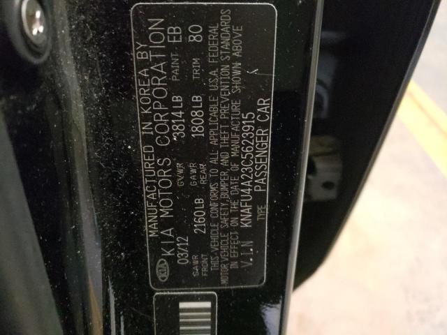 Photo 11 VIN: KNAFU4A23C5623915 - KIA FORTE EX 