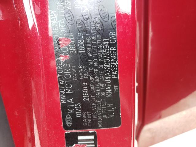 Photo 11 VIN: KNAFU4A23D5735941 - KIA FORTE EX 