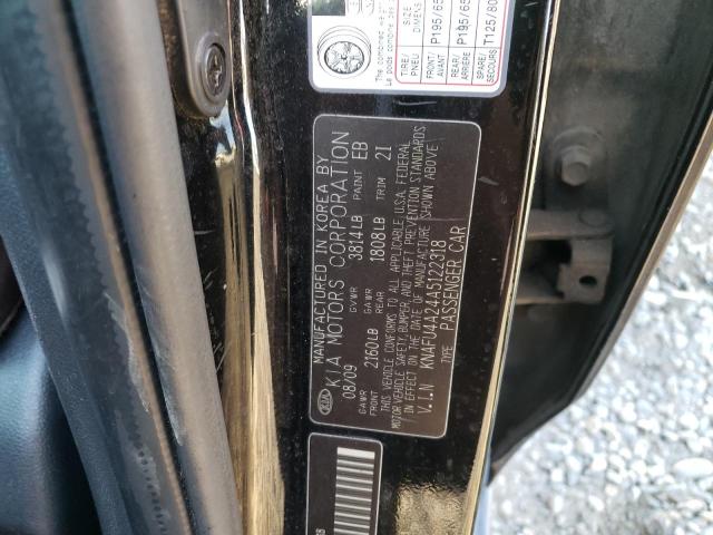 Photo 9 VIN: KNAFU4A24A5122318 - KIA FORTE EX 