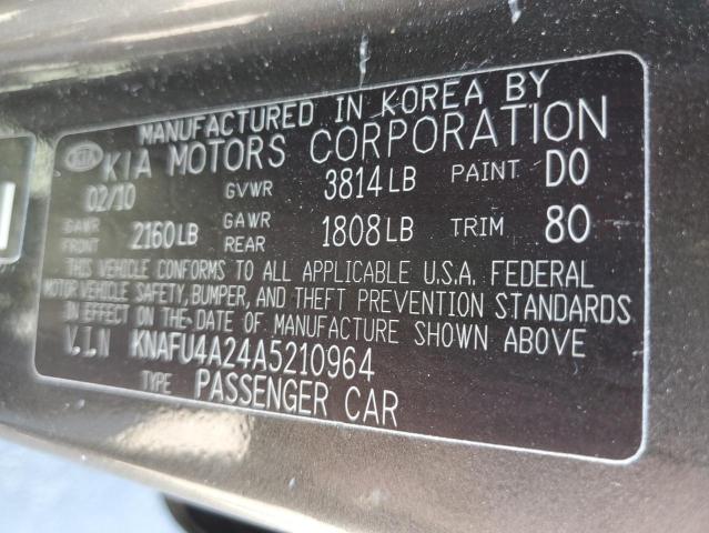 Photo 11 VIN: KNAFU4A24A5210964 - KIA FORTE EX 