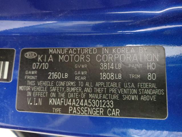 Photo 11 VIN: KNAFU4A24A5301233 - KIA FORTE 