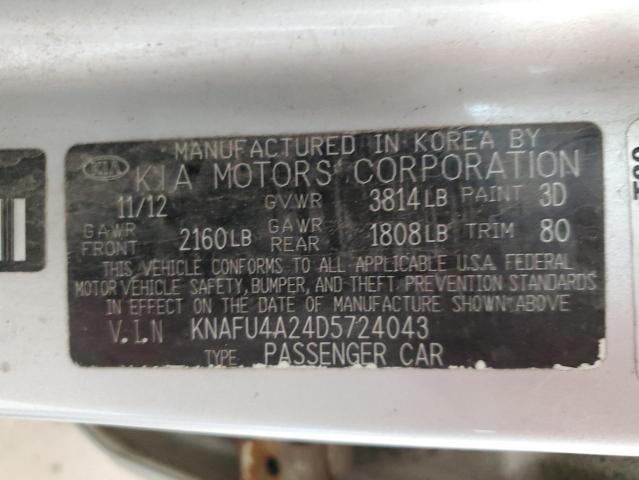 Photo 12 VIN: KNAFU4A24D5724043 - KIA FORTE 