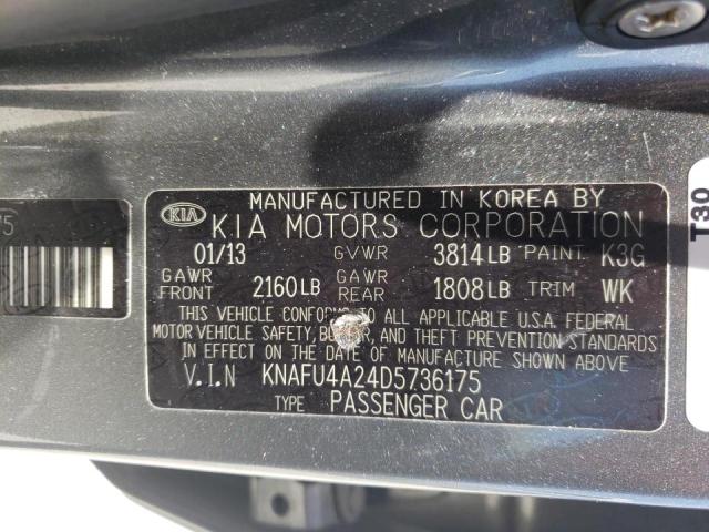 Photo 9 VIN: KNAFU4A24D5736175 - KIA FORTE EX 