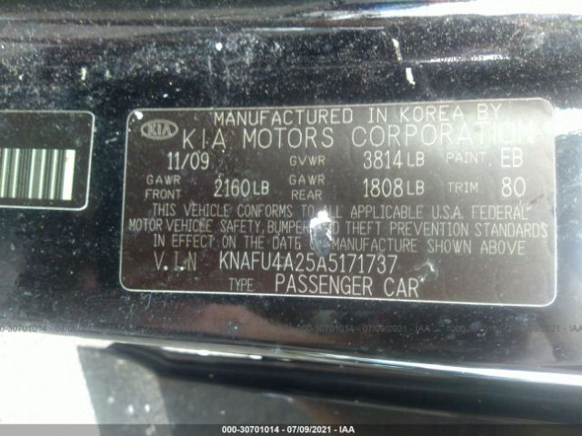 Photo 8 VIN: KNAFU4A25A5171737 - KIA FORTE 