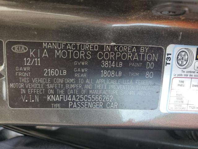 Photo 11 VIN: KNAFU4A25C5566262 - KIA FORTE 