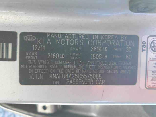 Photo 11 VIN: KNAFU4A25C5575088 - KIA FORTE 