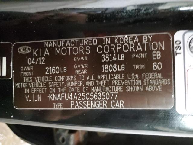 Photo 11 VIN: KNAFU4A25C5635077 - KIA FORTE 