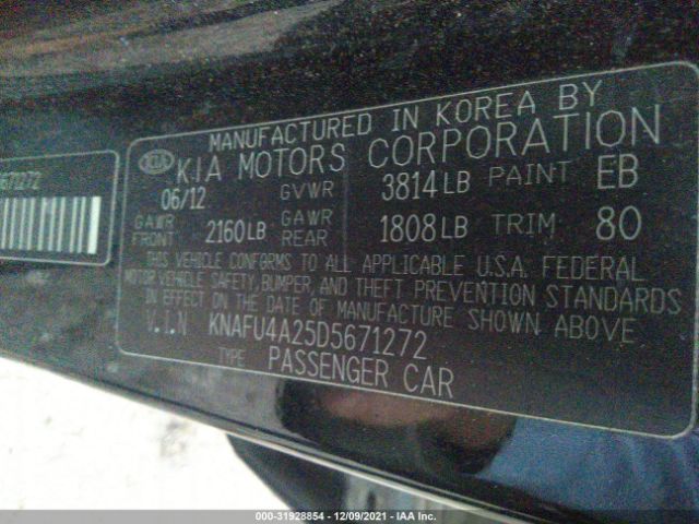 Photo 8 VIN: KNAFU4A25D5671272 - KIA FORTE 