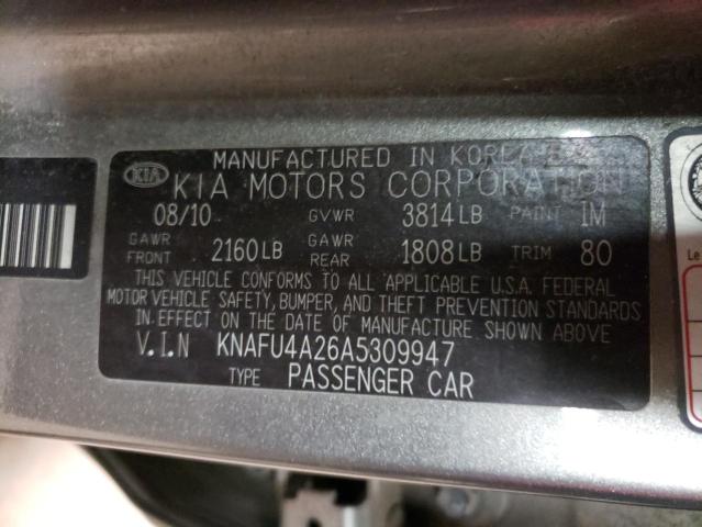 Photo 9 VIN: KNAFU4A26A5309947 - KIA FORTE EX 