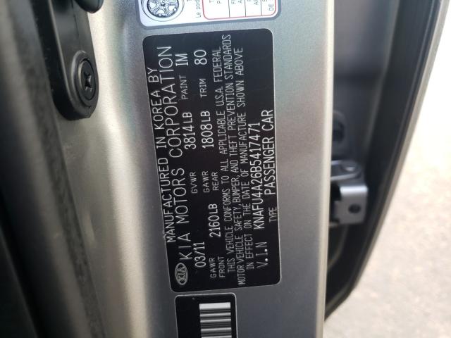 Photo 9 VIN: KNAFU4A26B5417471 - KIA FORTE EX 