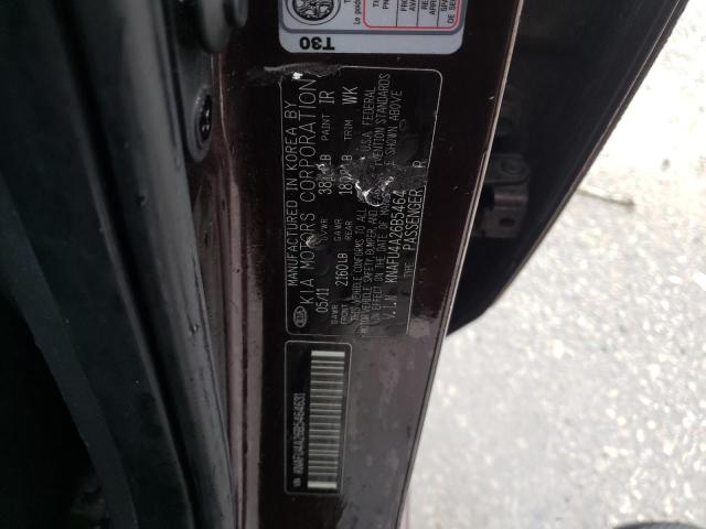 Photo 9 VIN: KNAFU4A26B5464631 - KIA FORTE EX 