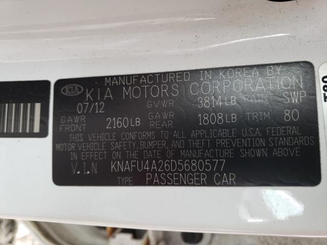 Photo 9 VIN: KNAFU4A26D5680577 - KIA FORTE 