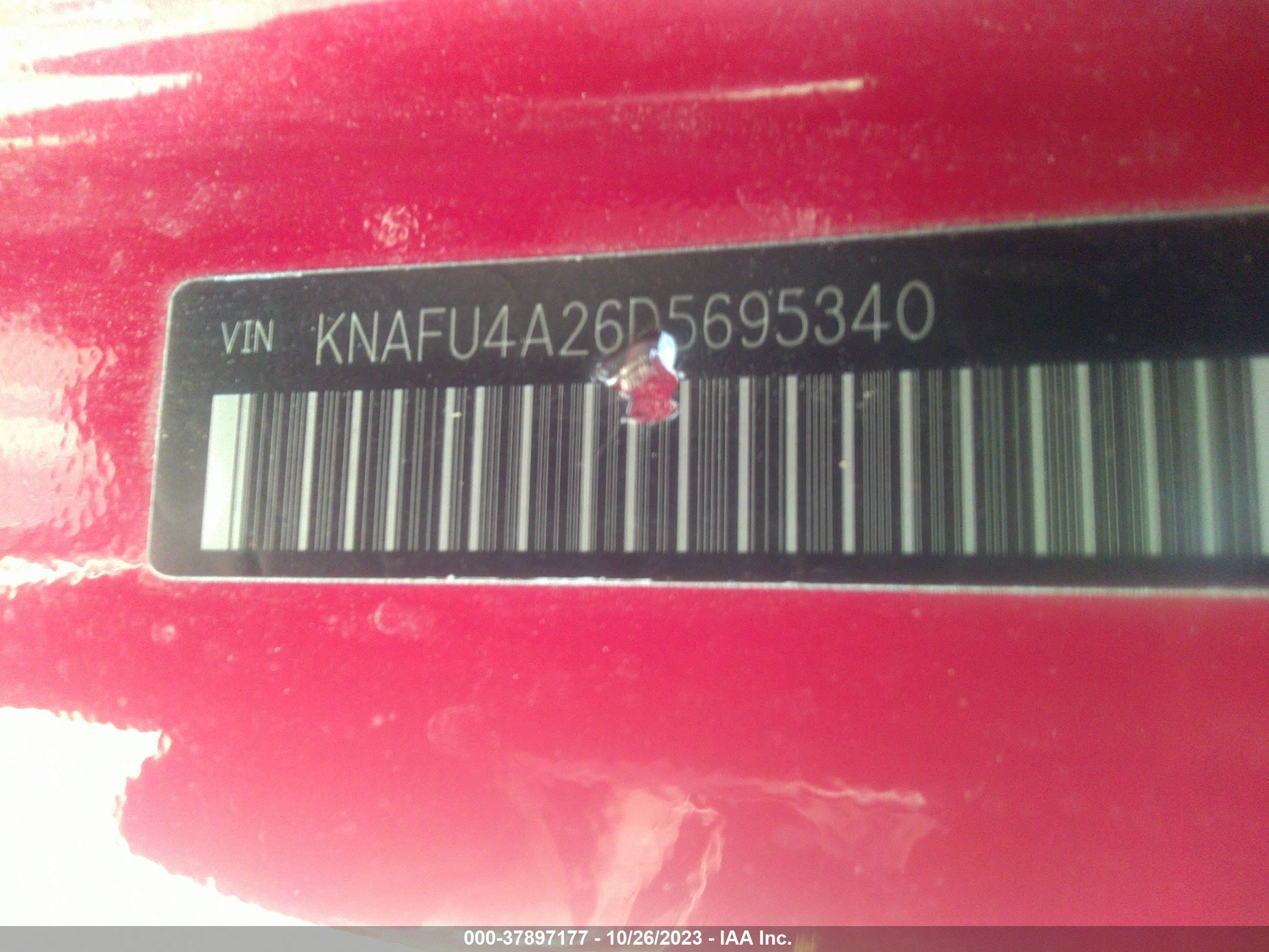 Photo 8 VIN: KNAFU4A26D5695340 - KIA FORTE 