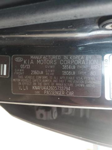 Photo 9 VIN: KNAFU4A26D5733794 - KIA FORTE EX 