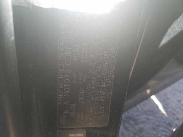 Photo 9 VIN: KNAFU4A27A5054385 - KIA FORTE EX 