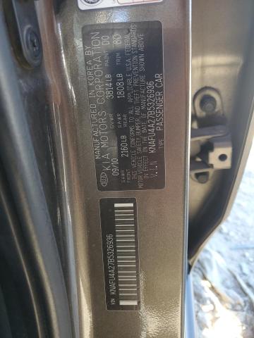 Photo 11 VIN: KNAFU4A27B5326936 - KIA FORTE EX 