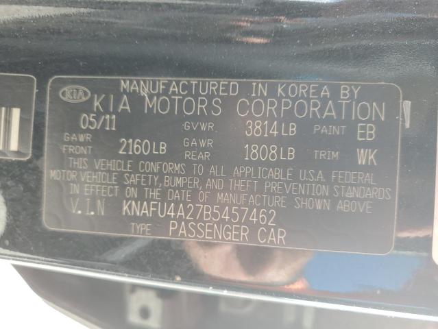 Photo 11 VIN: KNAFU4A27B5457462 - KIA FORTE EX 