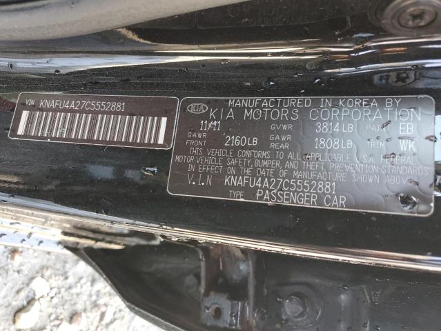 Photo 11 VIN: KNAFU4A27C5552881 - KIA FORTE EX 