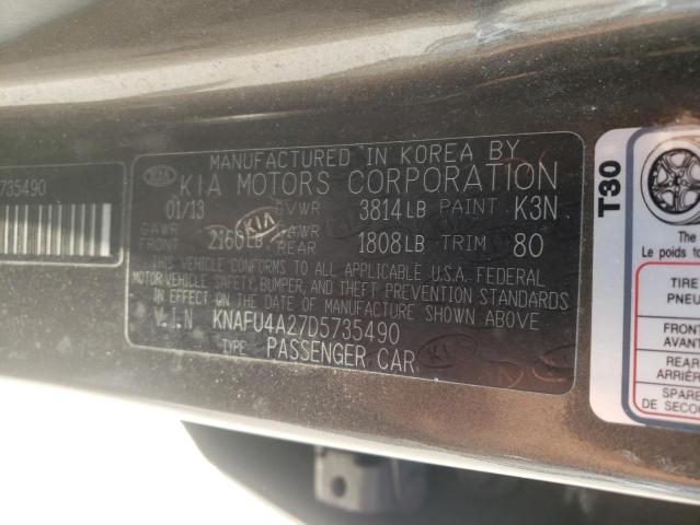 Photo 9 VIN: KNAFU4A27D5735490 - KIA FORTE EX 