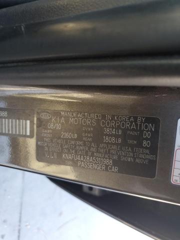 Photo 11 VIN: KNAFU4A28A5311988 - KIA FORTE EX 