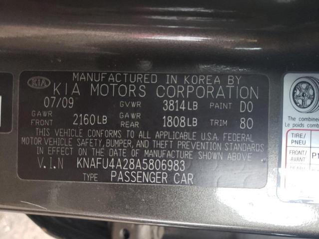 Photo 11 VIN: KNAFU4A28A5806983 - KIA FORTE EX 