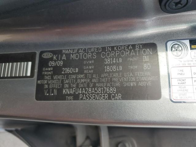 Photo 12 VIN: KNAFU4A28A5817689 - KIA FORTE EX 