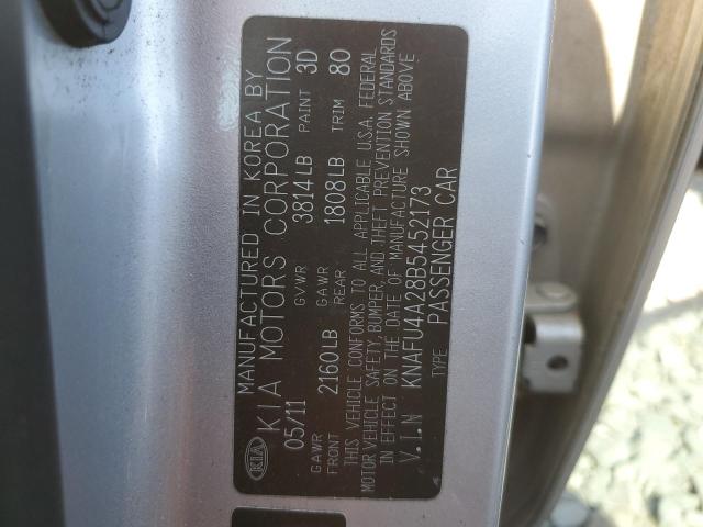 Photo 11 VIN: KNAFU4A28B5452173 - KIA FORTE 