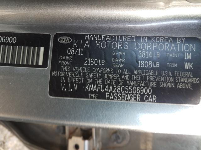 Photo 9 VIN: KNAFU4A28C5506900 - KIA FORTE EX 