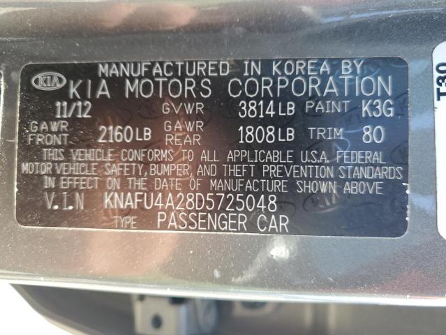 Photo 11 VIN: KNAFU4A28D5725048 - KIA FORTE 