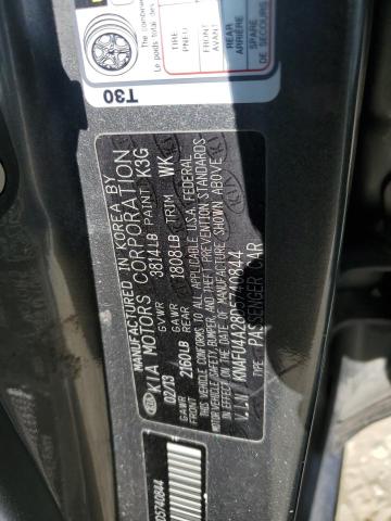 Photo 11 VIN: KNAFU4A28D5740844 - KIA FORTE EX 