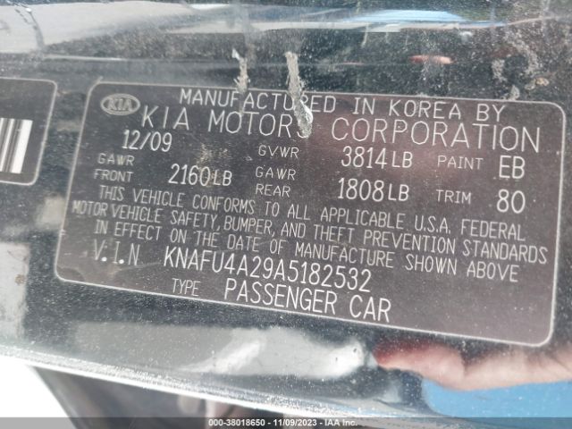 Photo 8 VIN: KNAFU4A29A5182532 - KIA FORTE 