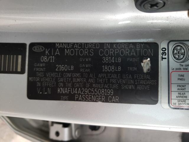 Photo 9 VIN: KNAFU4A29C5508199 - KIA FORTE 